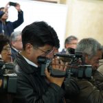 Periodistas asistentes